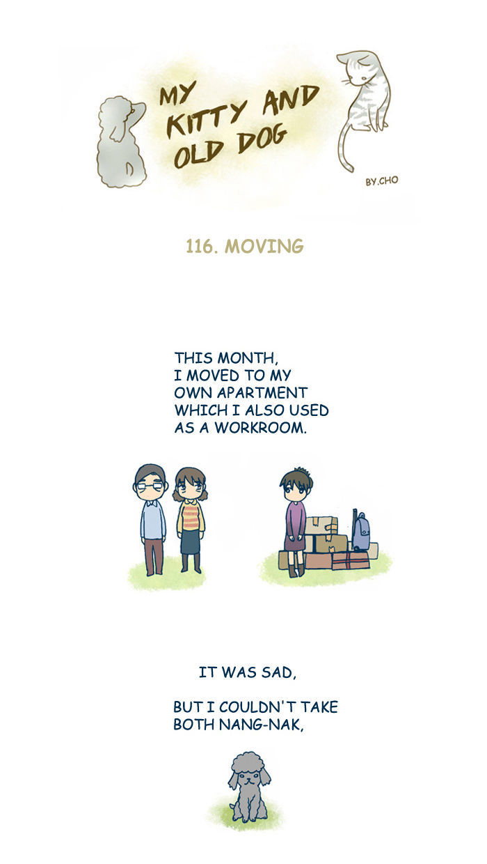 My Young Cat and My Old Dog Chapter 116 page 1 - Chapter 116 : Moving