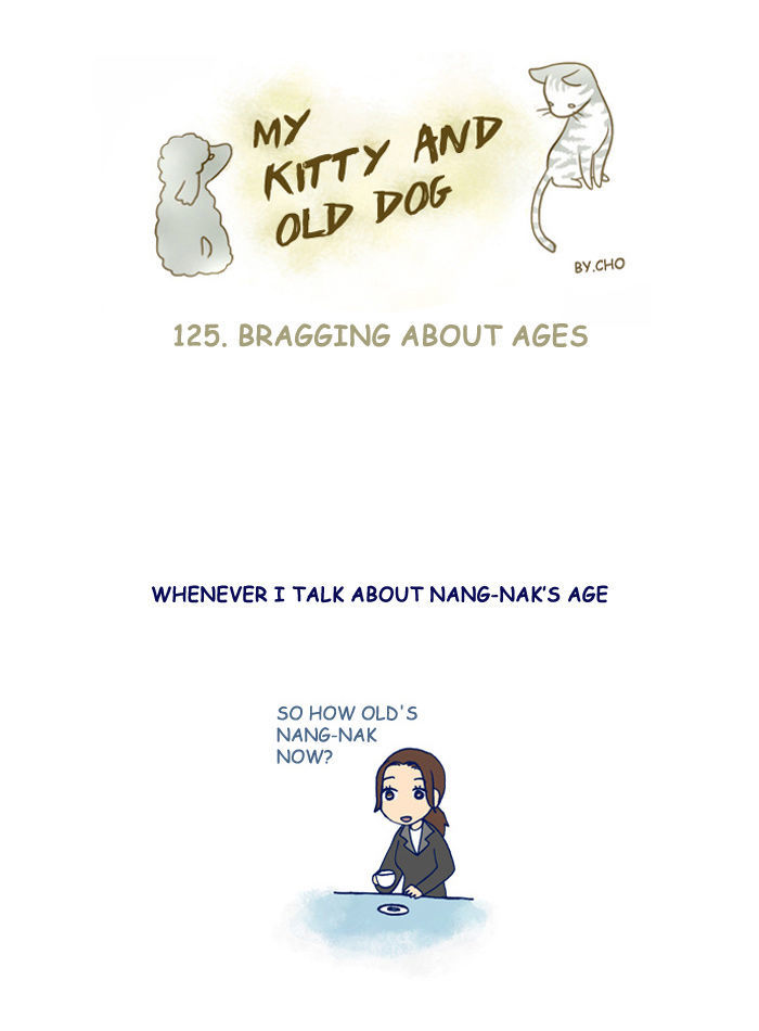 My Young Cat and My Old Dog Chapter 125 page 1 - Chapter 125 : Bragging About Ages