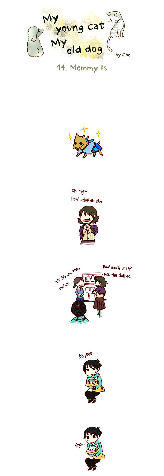 My Young Cat and My Old Dog Chapter 14 page 1 - Chapter 14 : Mommy Is