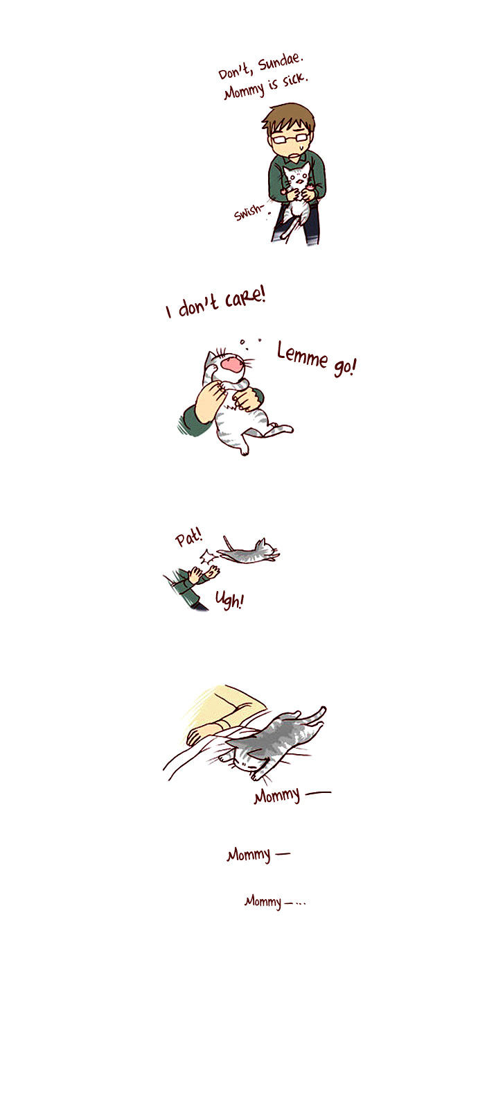 My Young Cat and My Old Dog Chapter 16 page 2 - Chapter 16 : Push Push