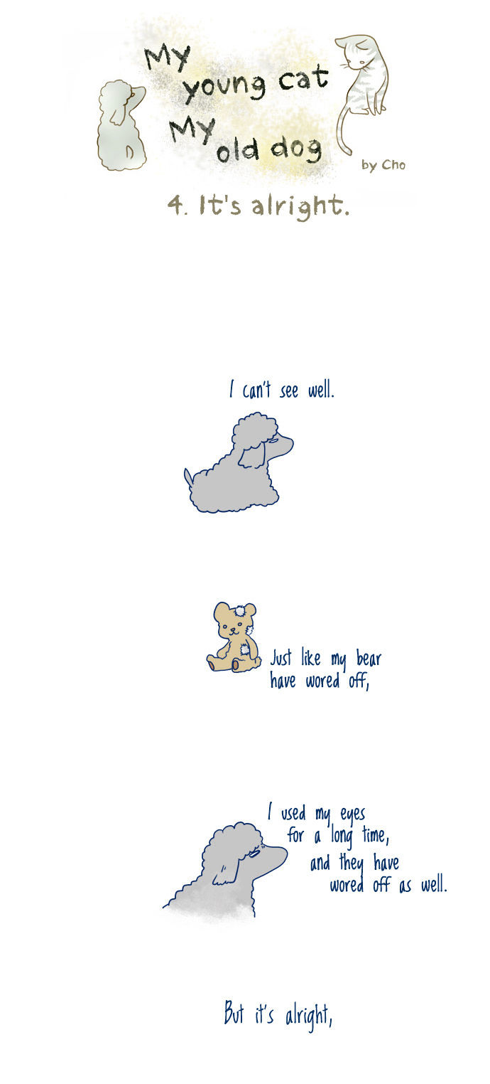 My Young Cat and My Old Dog Chapter 4 page 1 - Chapter 4 : It's Alright