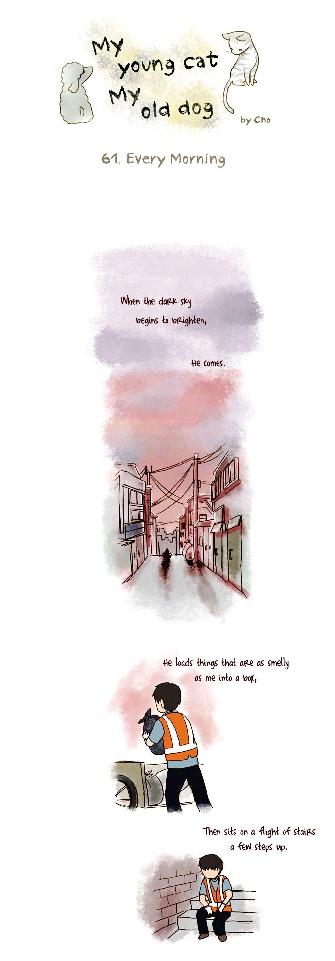 My Young Cat and My Old Dog Chapter 61 page 1 - Chapter 61 : Every Morning