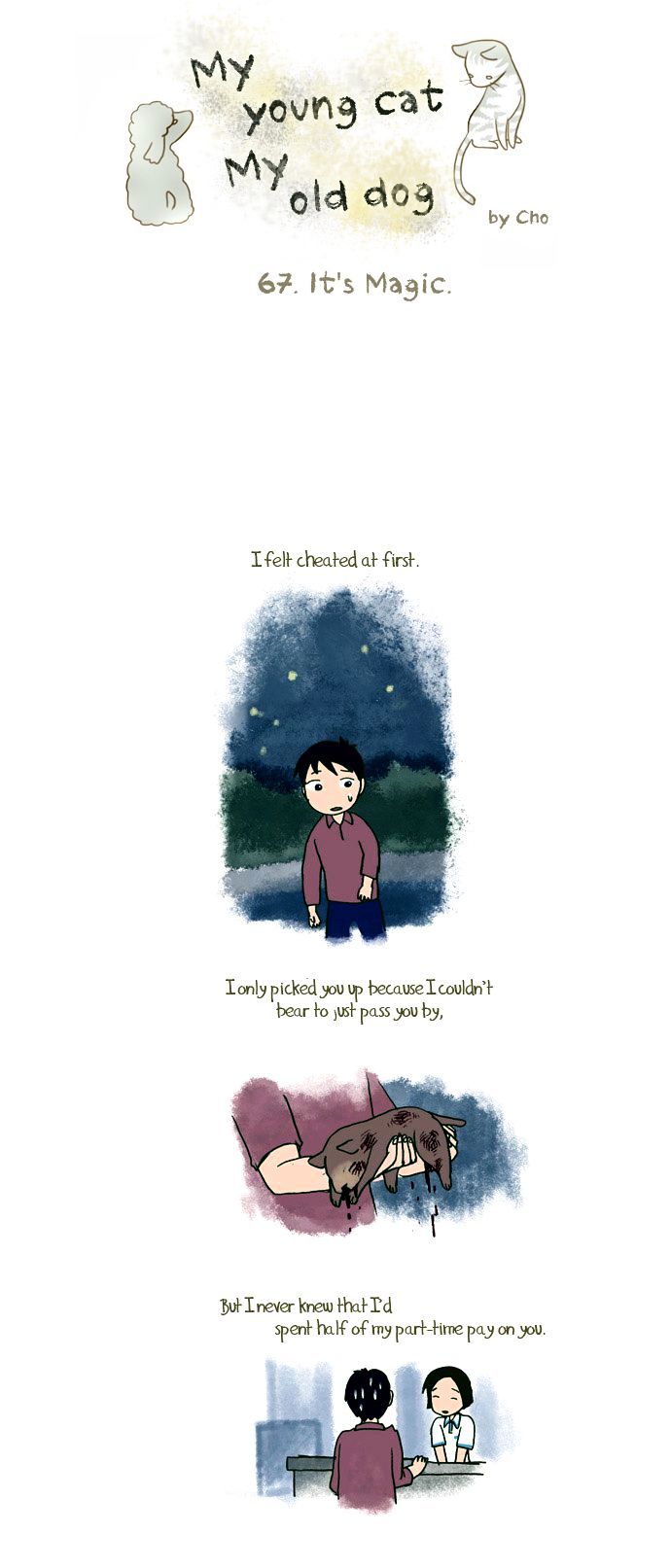 My Young Cat and My Old Dog Chapter 67 page 1 - Chapter 67 : It's Magic