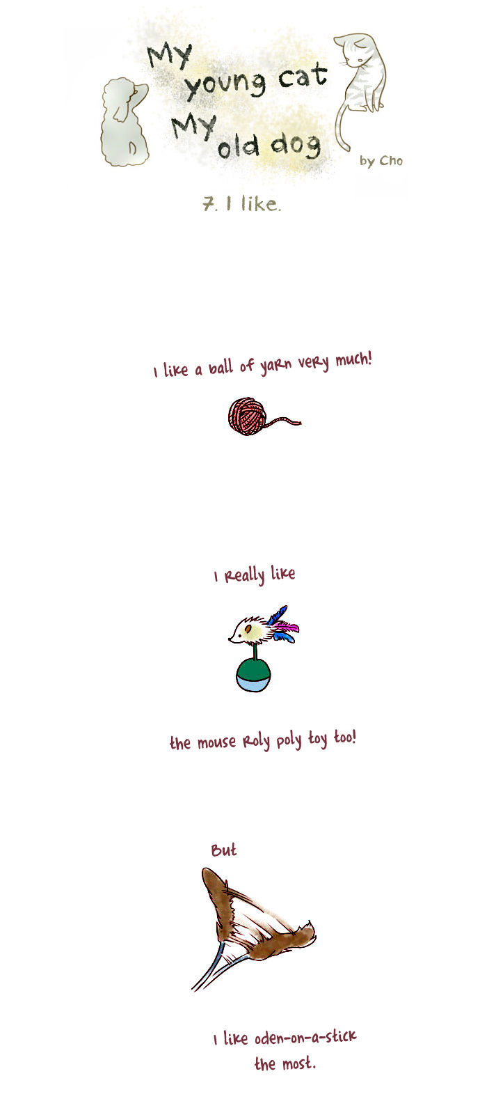 My Young Cat and My Old Dog Chapter 7 page 1 - Chapter 7 : I Like