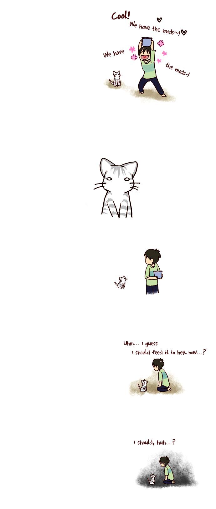 My Young Cat and My Old Dog Chapter 72 page 4 - Chapter 72 : Cat Grass