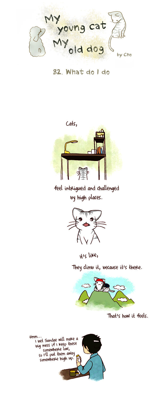 My Young Cat and My Old Dog Chapter 82 page 1 - Chapter 82 : What do I do
