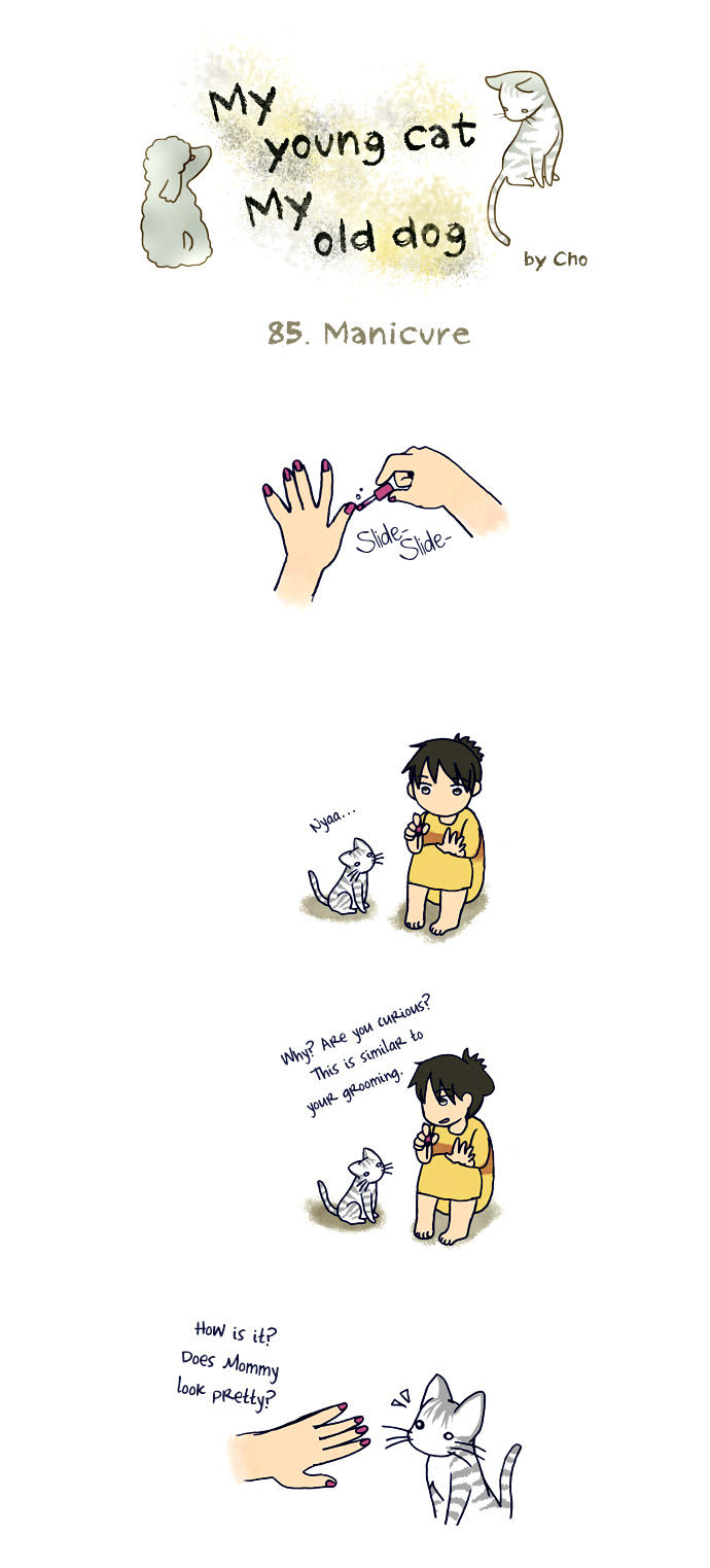 My Young Cat and My Old Dog Chapter 85 page 1 - Chapter 85 : Manicure
