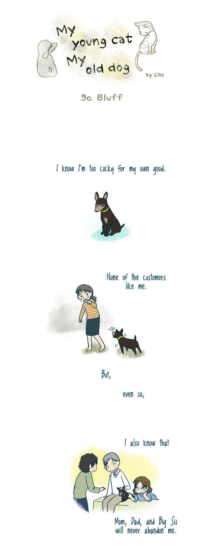 My Young Cat and My Old Dog Chapter 90 page 1 - Chapter 90 : Bluff
