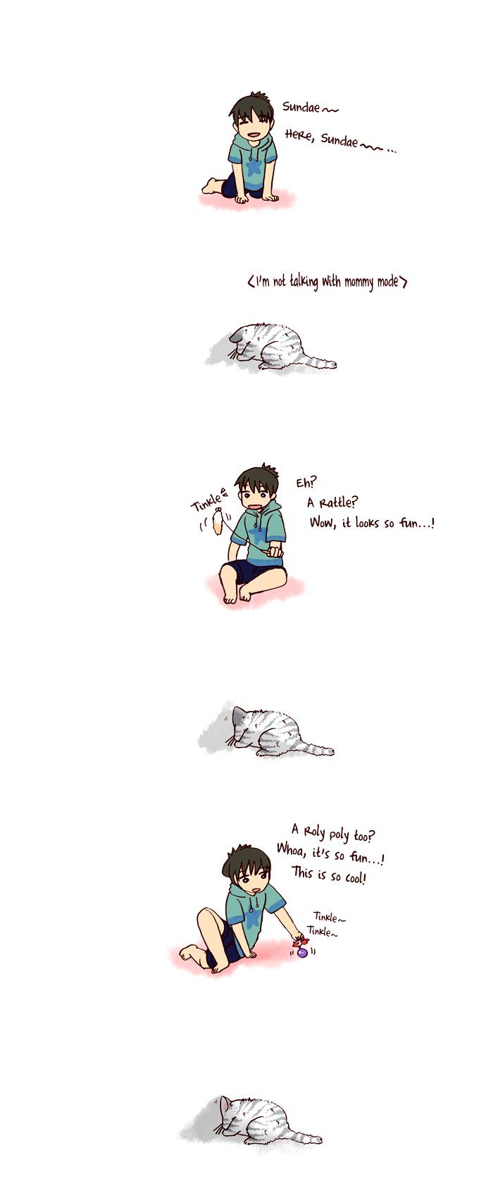 My Young Cat and My Old Dog Chapter 99 page 3 - Chapter 99 : She's like a baby