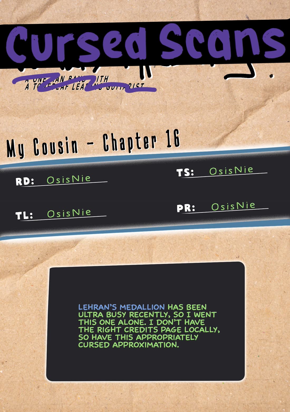 My Young Cousin Chapter 16 page 17 - Chapter 16: My Cousin and the Test of Courage (Part 1)