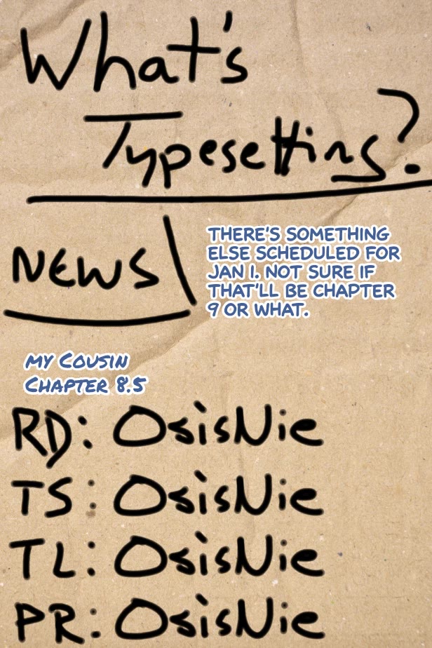 My Young Cousin Chapter 8.5 page 5 - Chapter 8.5: The weight of words
