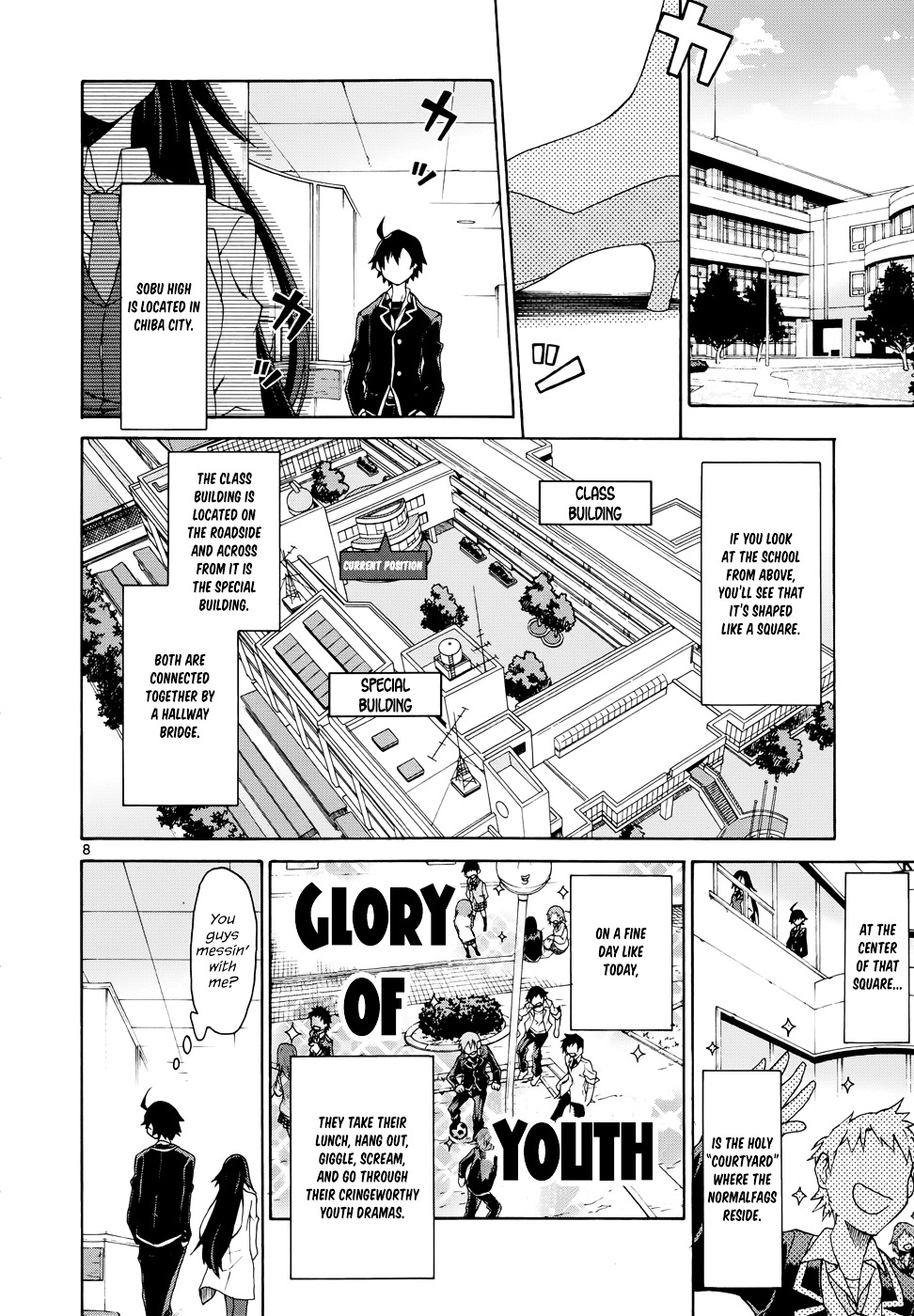 My Youth Romantic Comedy Is Wrong as I Expected @ comic Chapter 1 page 10 - Chapter 1 : At any rate, Hikigaya Hachiman is rotten.