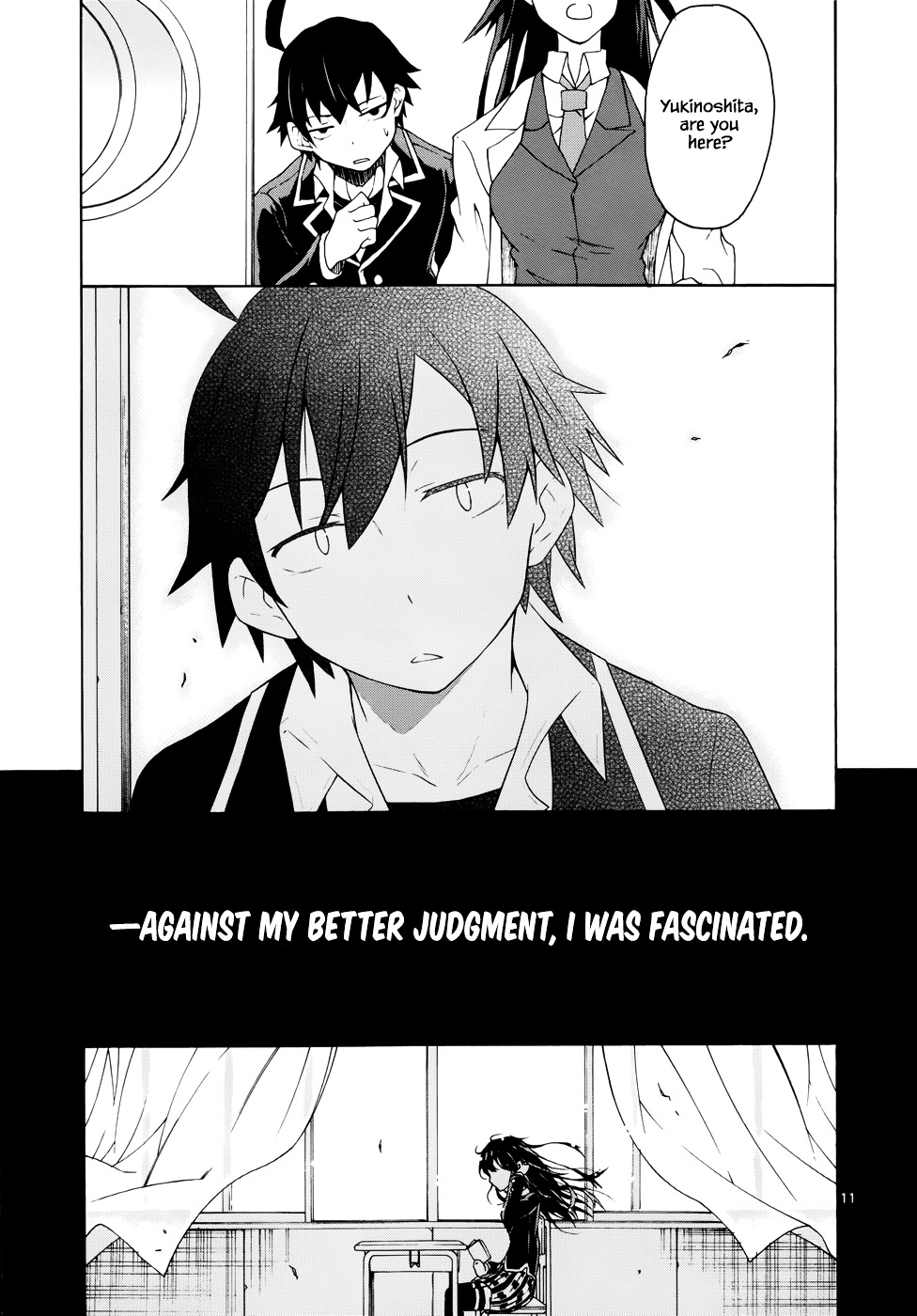 My Youth Romantic Comedy Is Wrong as I Expected @ comic Chapter 1 page 13 - Chapter 1 : At any rate, Hikigaya Hachiman is rotten.