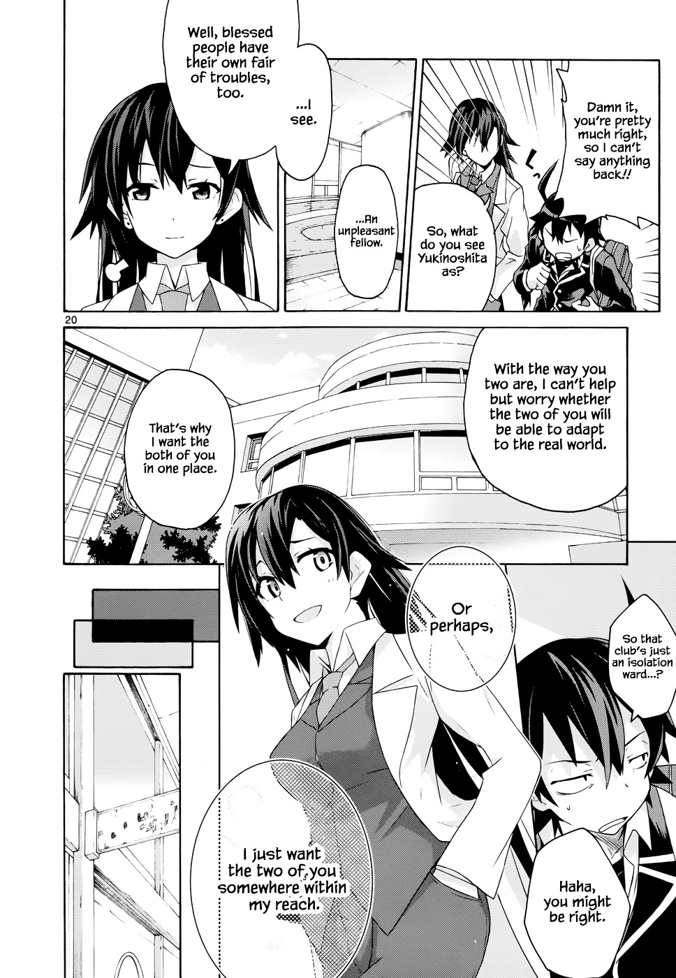 My Youth Romantic Comedy Is Wrong as I Expected @ comic Chapter 1 page 21 - Chapter 1 : At any rate, Hikigaya Hachiman is rotten.