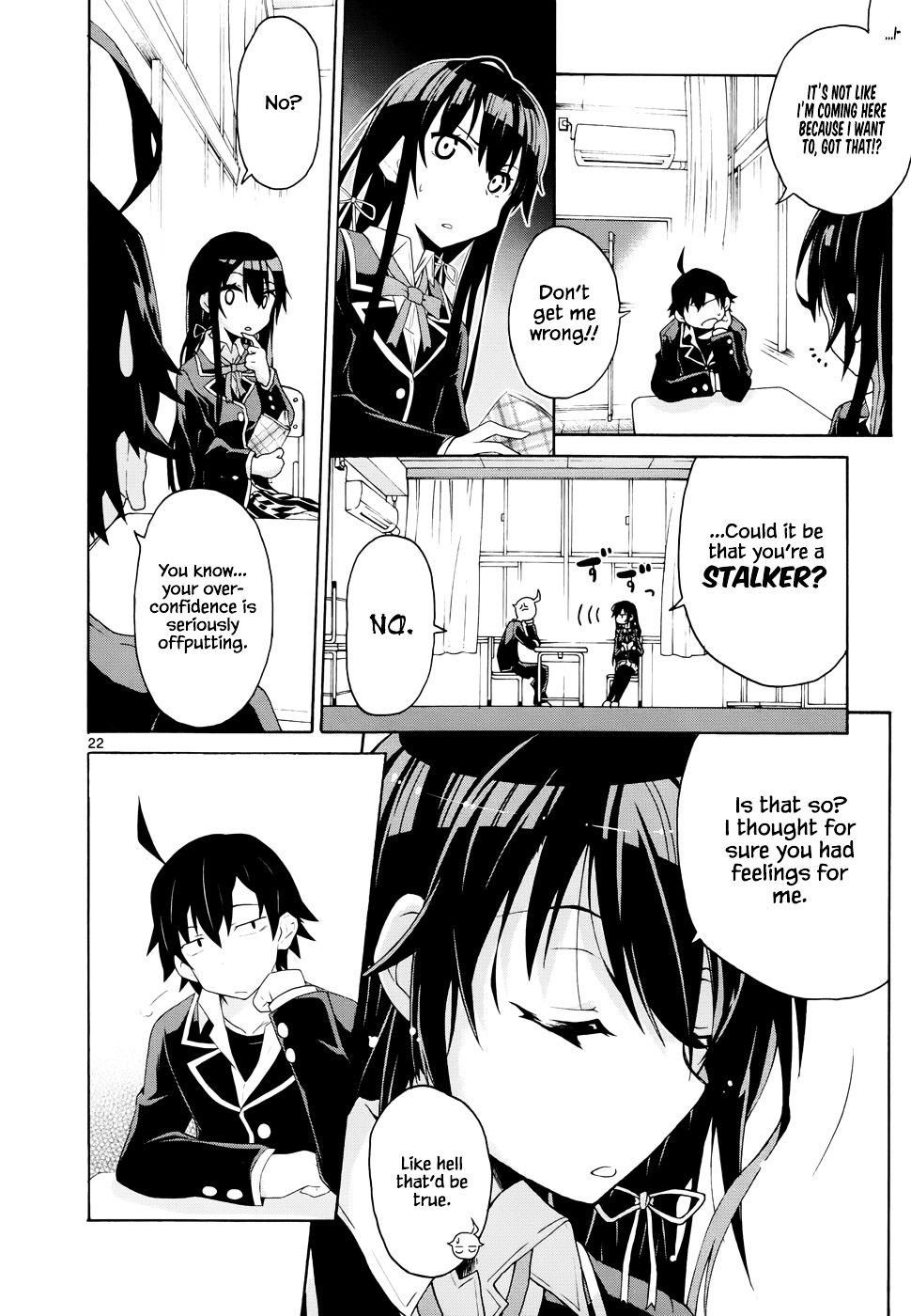 My Youth Romantic Comedy Is Wrong as I Expected @ comic Chapter 1 page 23 - Chapter 1 : At any rate, Hikigaya Hachiman is rotten.