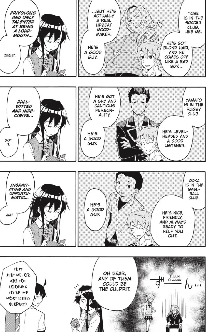 My Youth Romantic Comedy Is Wrong as I Expected @ comic Chapter 10 page 13 - Chapter 10