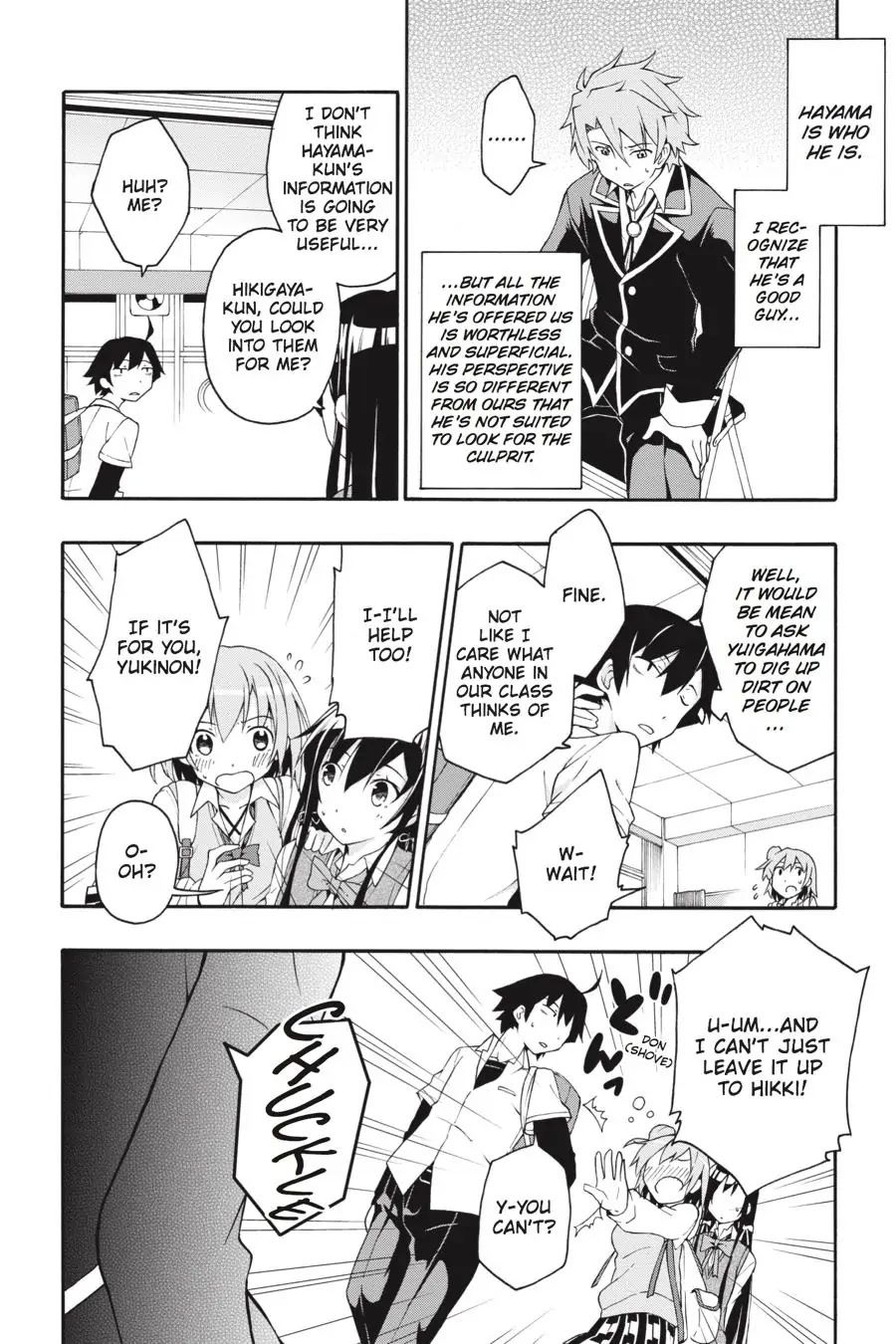 My Youth Romantic Comedy Is Wrong as I Expected @ comic Chapter 10 page 14 - Chapter 10
