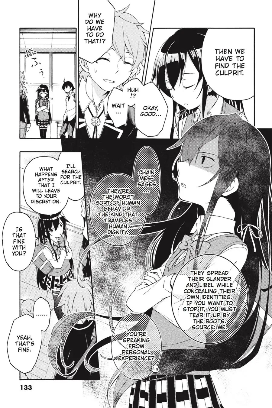 My Youth Romantic Comedy Is Wrong as I Expected @ comic Chapter 10 page 9 - Chapter 10