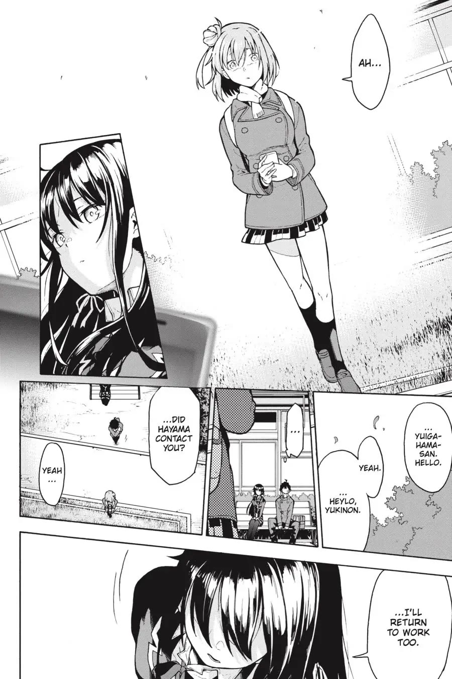 My Youth Romantic Comedy Is Wrong as I Expected @ comic Chapter 100 page 18 - Chapter 100