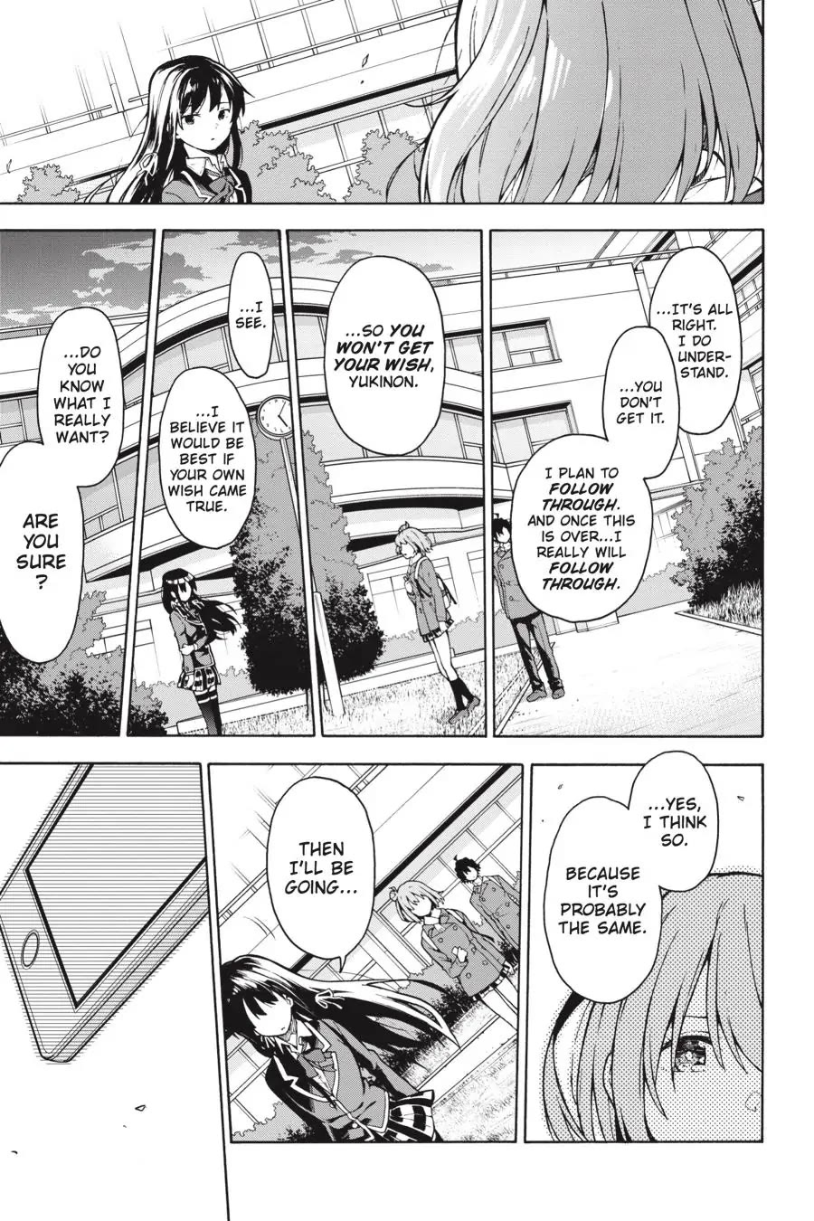 My Youth Romantic Comedy Is Wrong as I Expected @ comic Chapter 100 page 21 - Chapter 100