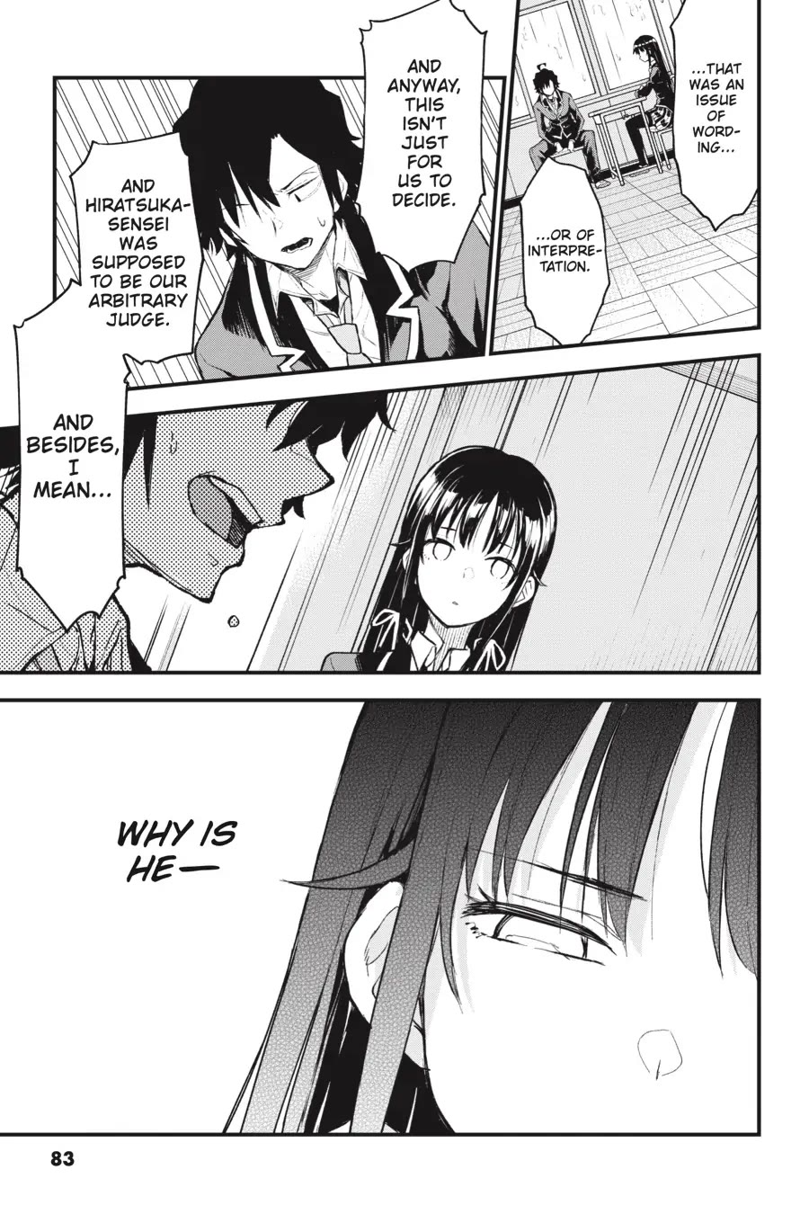 My Youth Romantic Comedy Is Wrong as I Expected @ comic Chapter 103.5 page 19 - Chapter 103.5