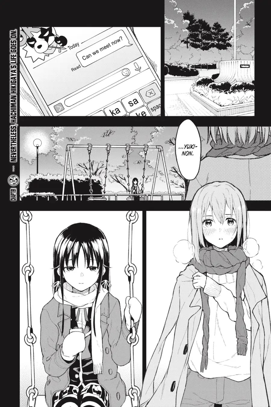 My Youth Romantic Comedy Is Wrong as I Expected @ comic Chapter 104 page 1 - Chapter 104