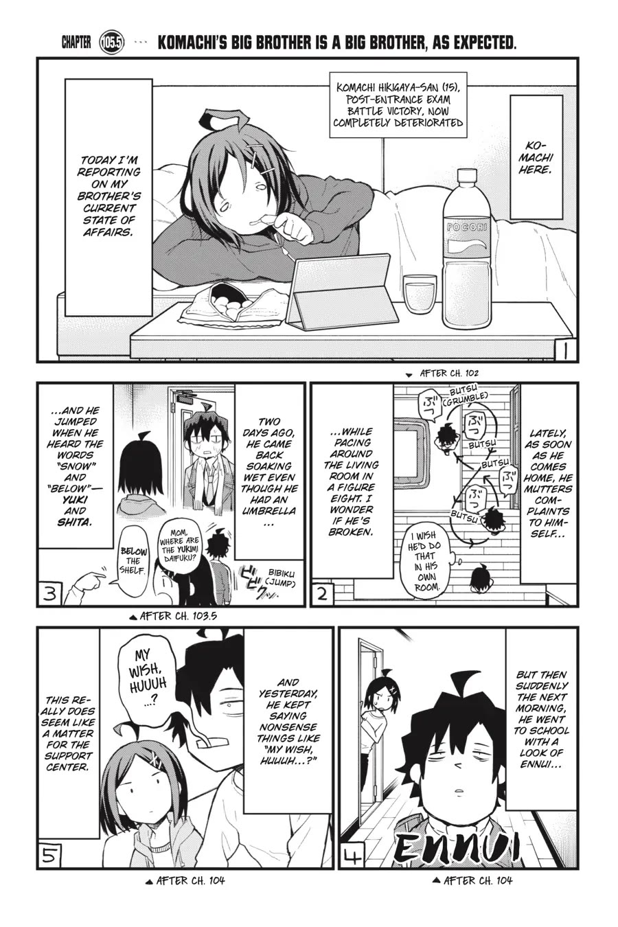 My Youth Romantic Comedy Is Wrong as I Expected @ comic Chapter 105.5 page 1 - Chapter 105.5