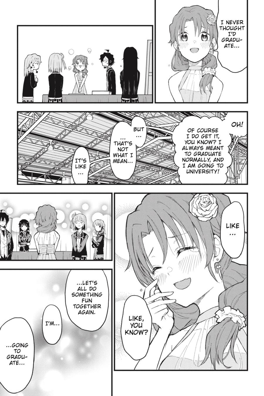 My Youth Romantic Comedy Is Wrong as I Expected @ comic Chapter 108 page 3 - Chapter 108