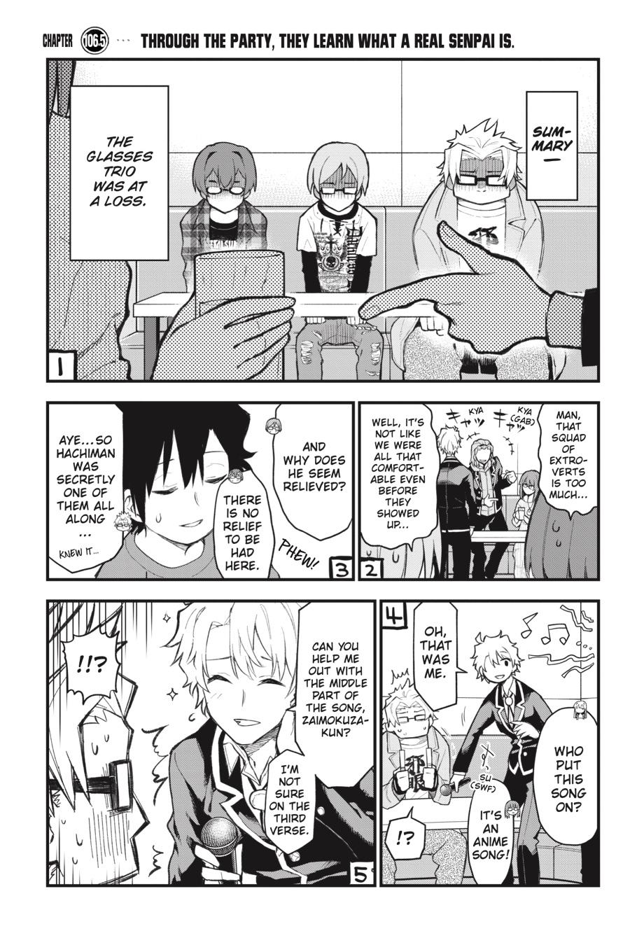 My Youth Romantic Comedy Is Wrong as I Expected @ comic Chapter 109.5 page 30 - Chapter 109.5
