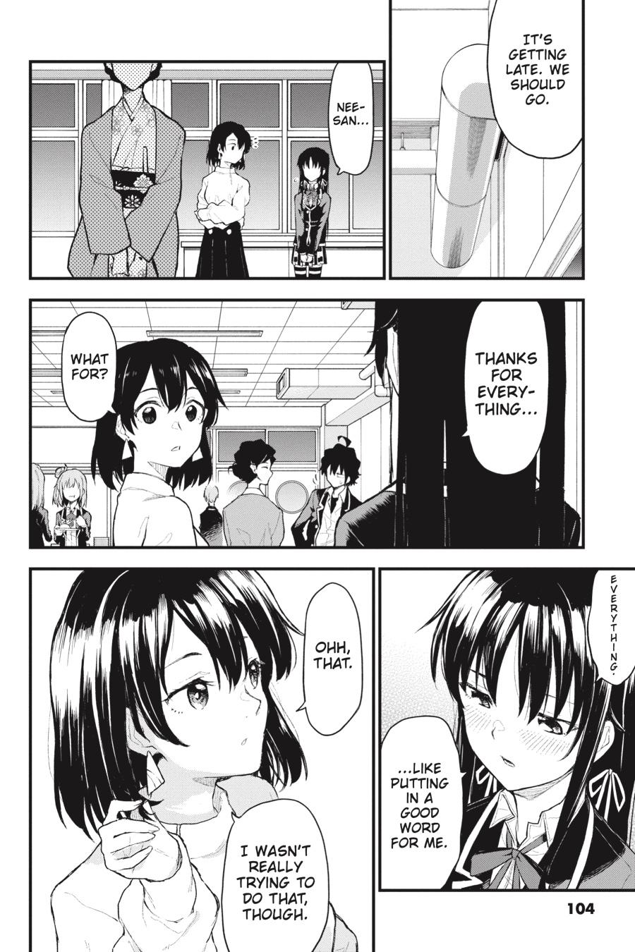 My Youth Romantic Comedy Is Wrong as I Expected @ comic Chapter 109 page 8 - Chapter 109