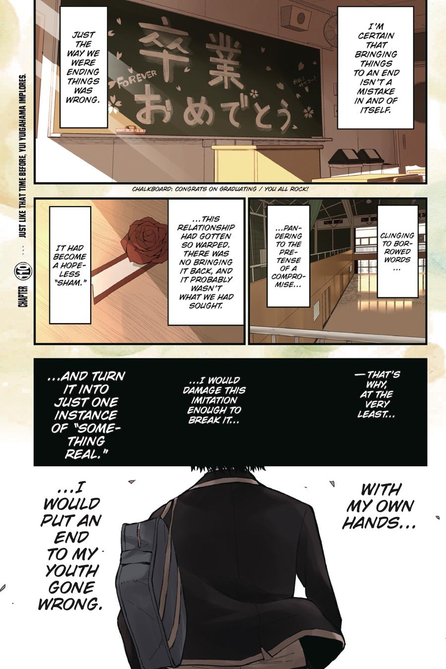 My Youth Romantic Comedy Is Wrong as I Expected @ comic Chapter 110 page 2 - Chapter 110