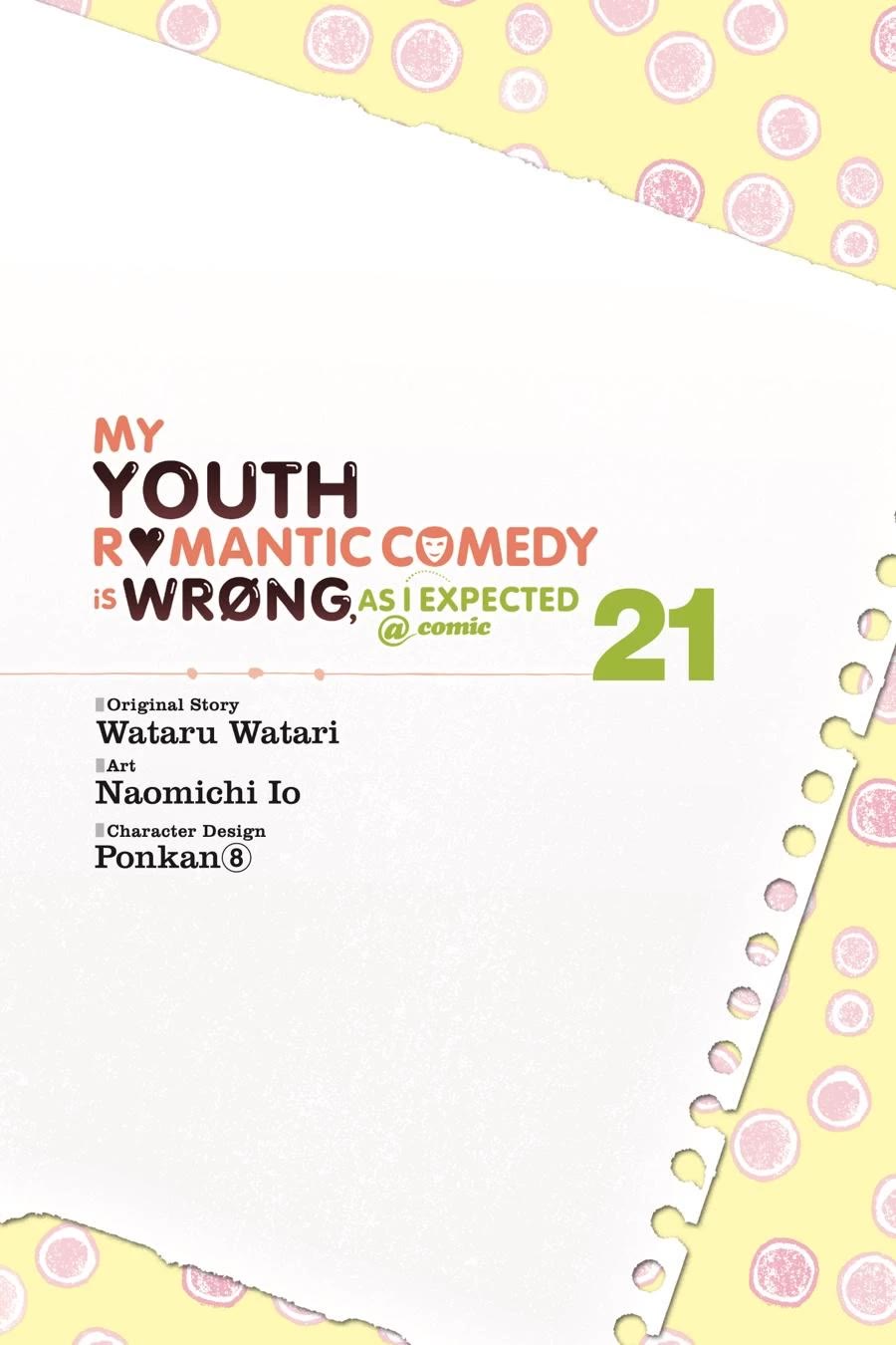My Youth Romantic Comedy Is Wrong as I Expected @ comic Chapter 110 page 4 - Chapter 110