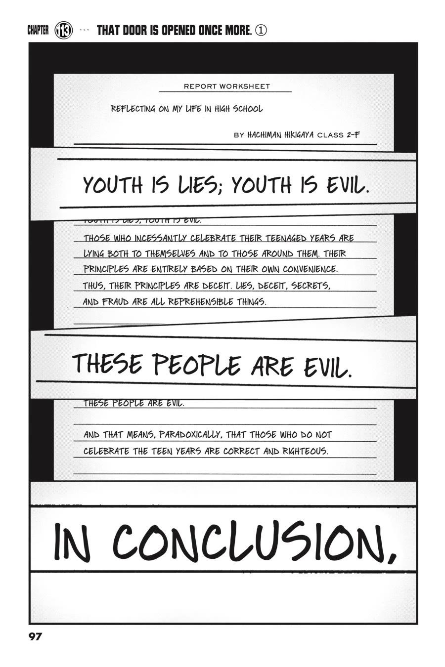 My Youth Romantic Comedy Is Wrong as I Expected @ comic Chapter 113 page 1 - Chapter 113