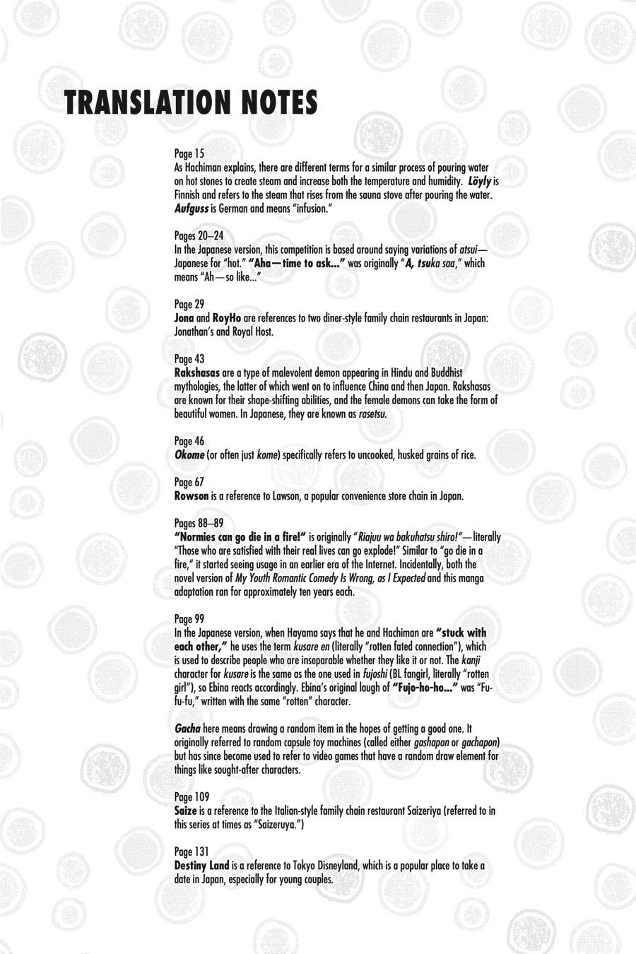 My Youth Romantic Comedy Is Wrong as I Expected @ comic Chapter 118.5 page 36 - Chapter 118.5