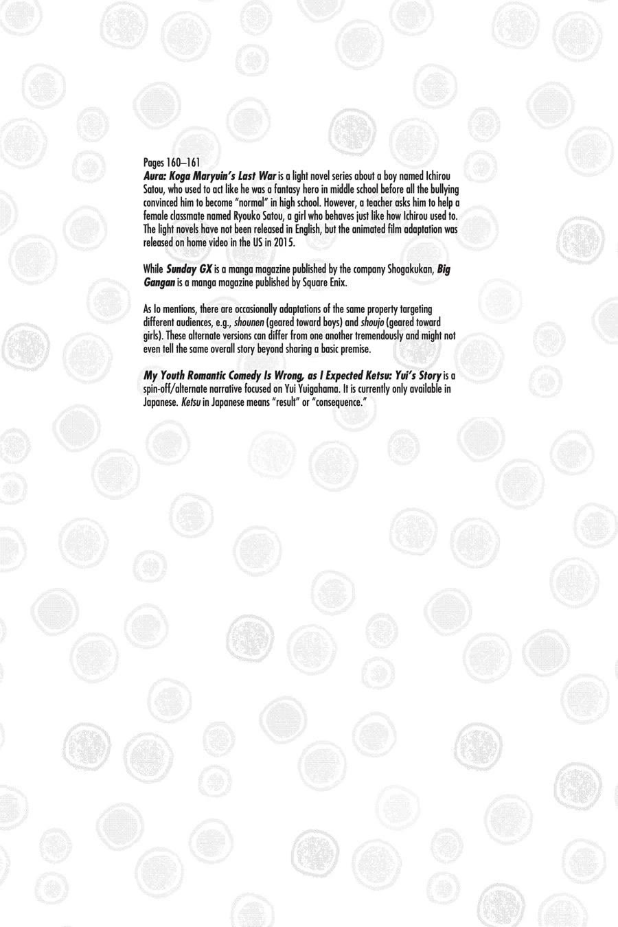 My Youth Romantic Comedy Is Wrong as I Expected @ comic Chapter 118.5 page 37 - Chapter 118.5