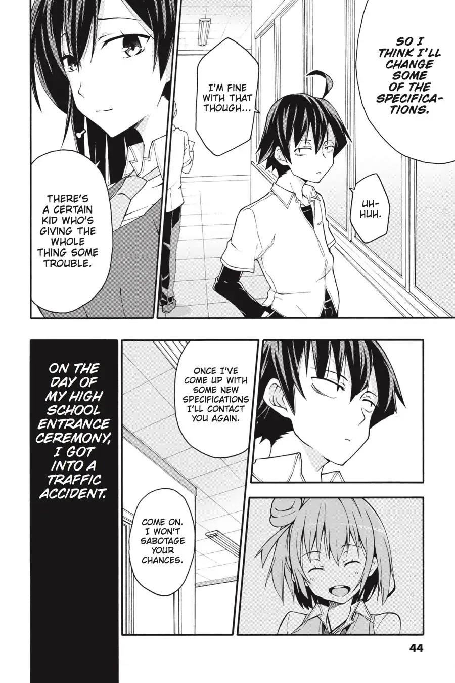 My Youth Romantic Comedy Is Wrong as I Expected @ comic Chapter 13 page 10 - Chapter 13