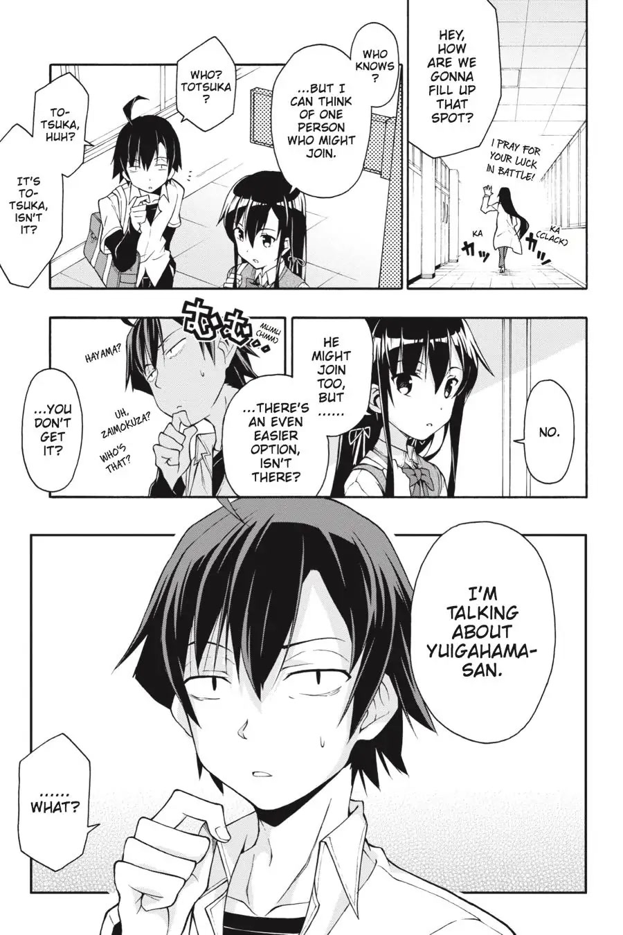 My Youth Romantic Comedy Is Wrong as I Expected @ comic Chapter 14 page 9 - Chapter 14
