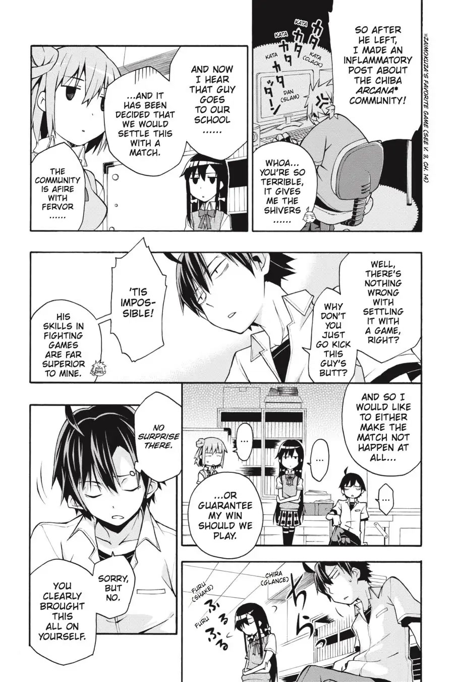 My Youth Romantic Comedy Is Wrong as I Expected @ comic Chapter 18 page 9 - Chapter 18