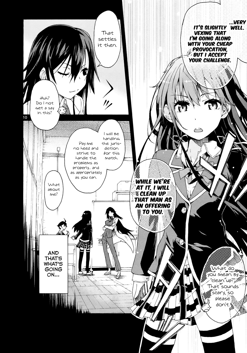 My Youth Romantic Comedy Is Wrong as I Expected @ comic Chapter 2 page 10 - Chapter 2 : Yukinoshita Yukino always stays headstrong.