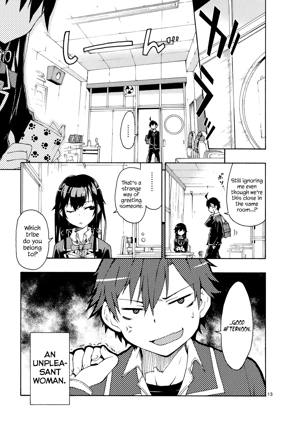 My Youth Romantic Comedy Is Wrong as I Expected @ comic Chapter 2 page 13 - Chapter 2 : Yukinoshita Yukino always stays headstrong.