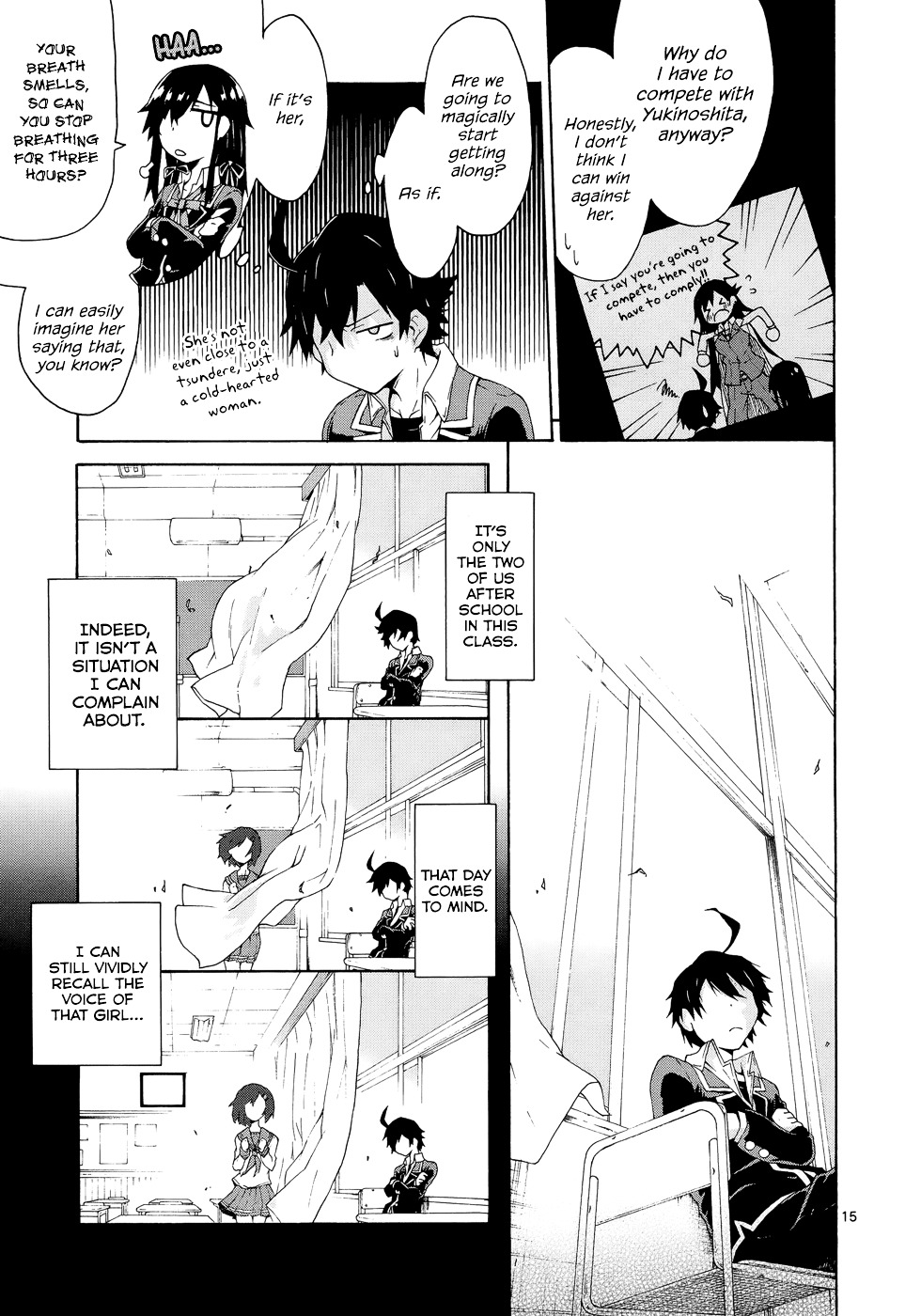 My Youth Romantic Comedy Is Wrong as I Expected @ comic Chapter 2 page 15 - Chapter 2 : Yukinoshita Yukino always stays headstrong.