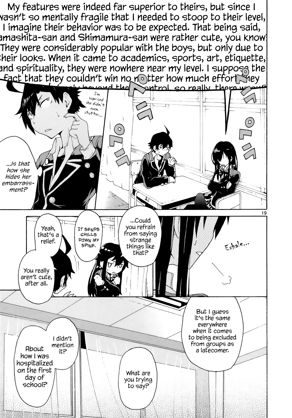 My Youth Romantic Comedy Is Wrong as I Expected @ comic Chapter 2 page 19 - Chapter 2 : Yukinoshita Yukino always stays headstrong.