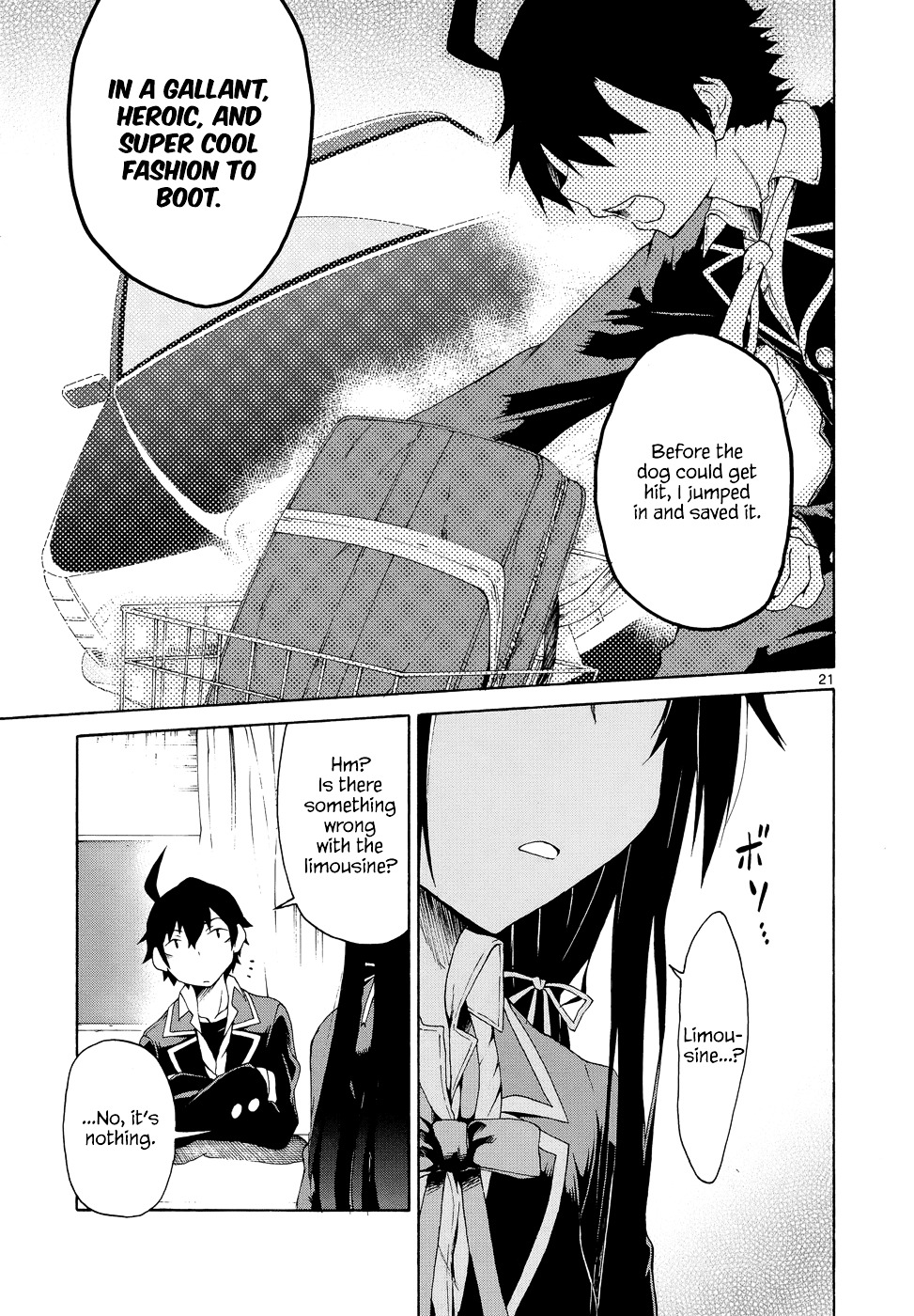 My Youth Romantic Comedy Is Wrong as I Expected @ comic Chapter 2 page 21 - Chapter 2 : Yukinoshita Yukino always stays headstrong.