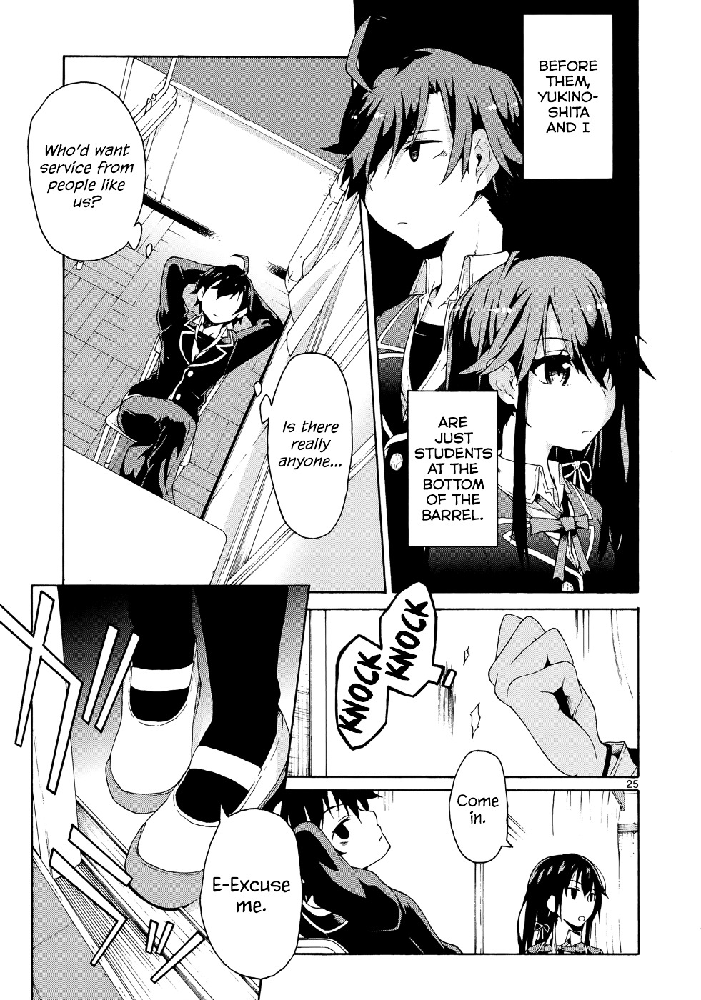My Youth Romantic Comedy Is Wrong as I Expected @ comic Chapter 2 page 25 - Chapter 2 : Yukinoshita Yukino always stays headstrong.