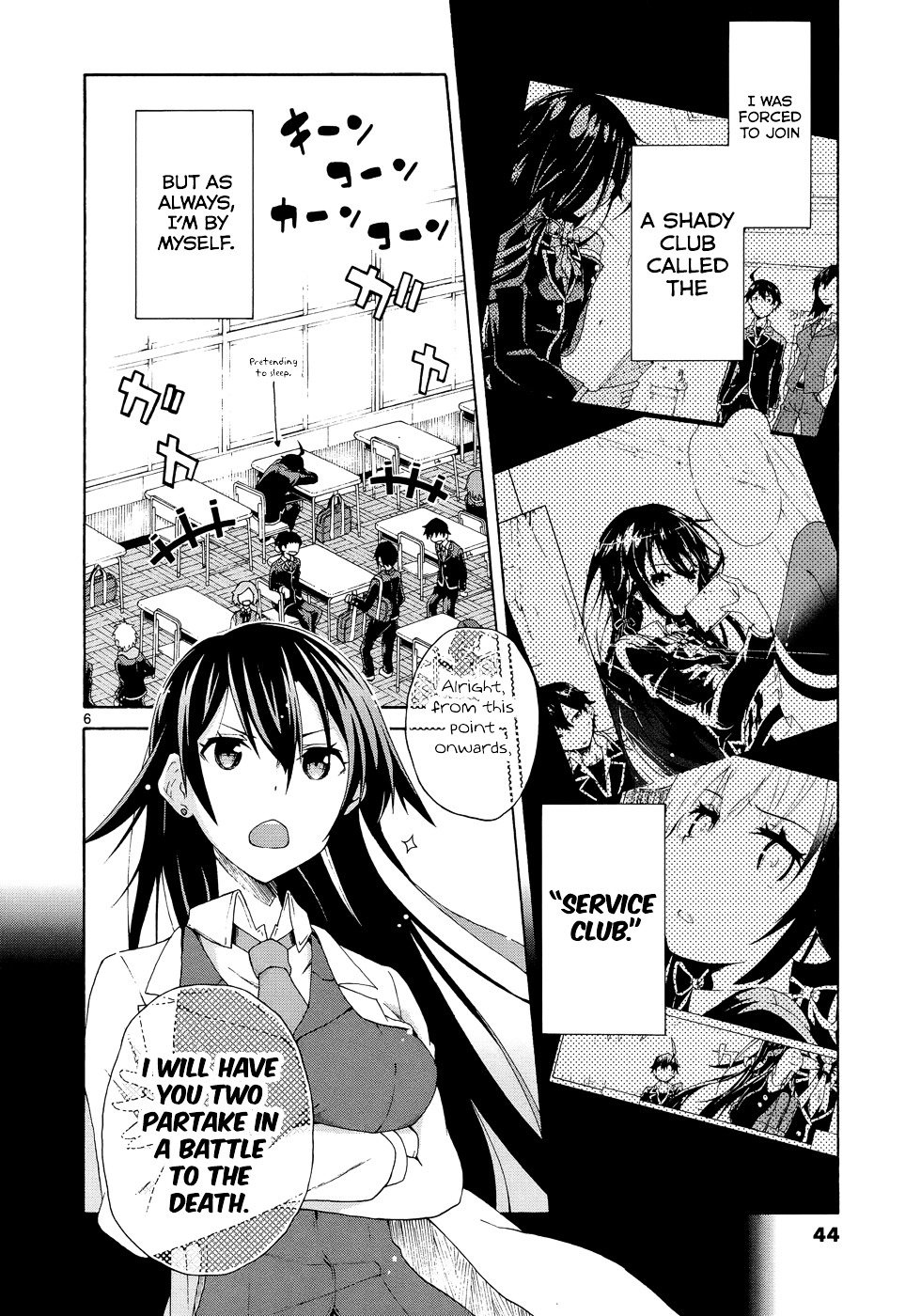 My Youth Romantic Comedy Is Wrong as I Expected @ comic Chapter 2 page 6 - Chapter 2 : Yukinoshita Yukino always stays headstrong.