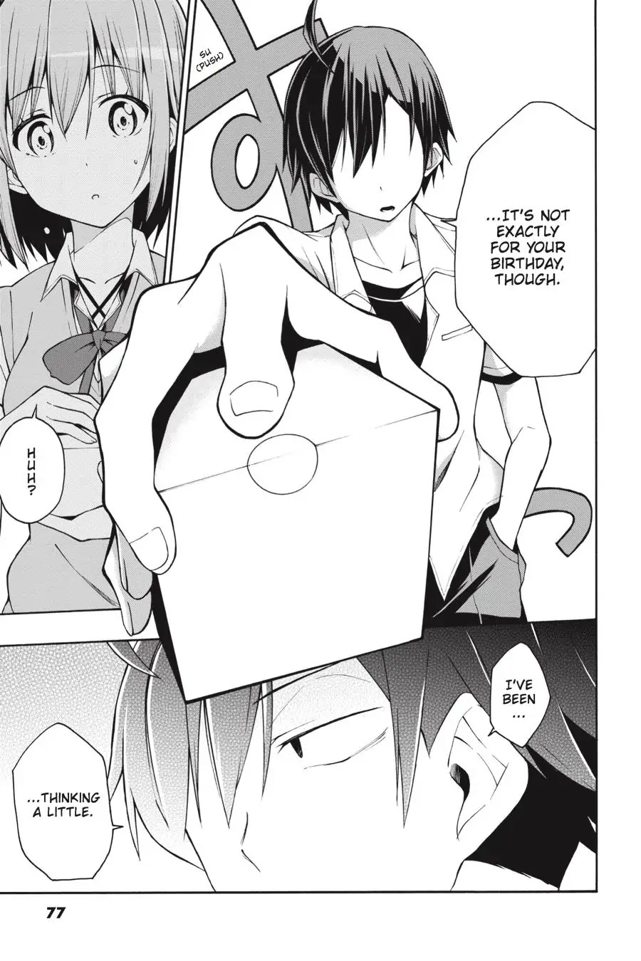 My Youth Romantic Comedy Is Wrong as I Expected @ comic Chapter 20 page 9 - Chapter 20