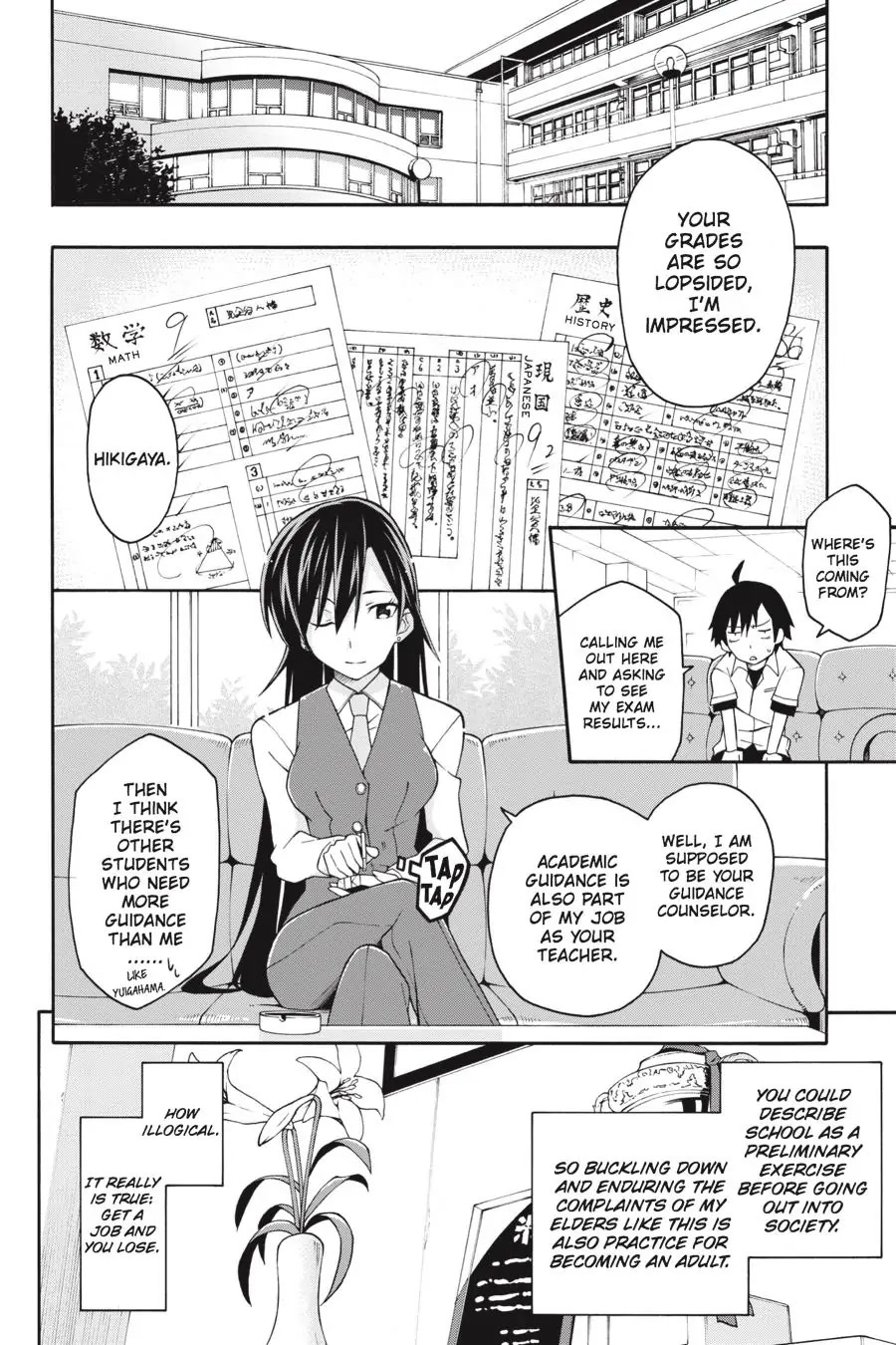 My Youth Romantic Comedy Is Wrong as I Expected @ comic Chapter 21 page 2 - Chapter 21