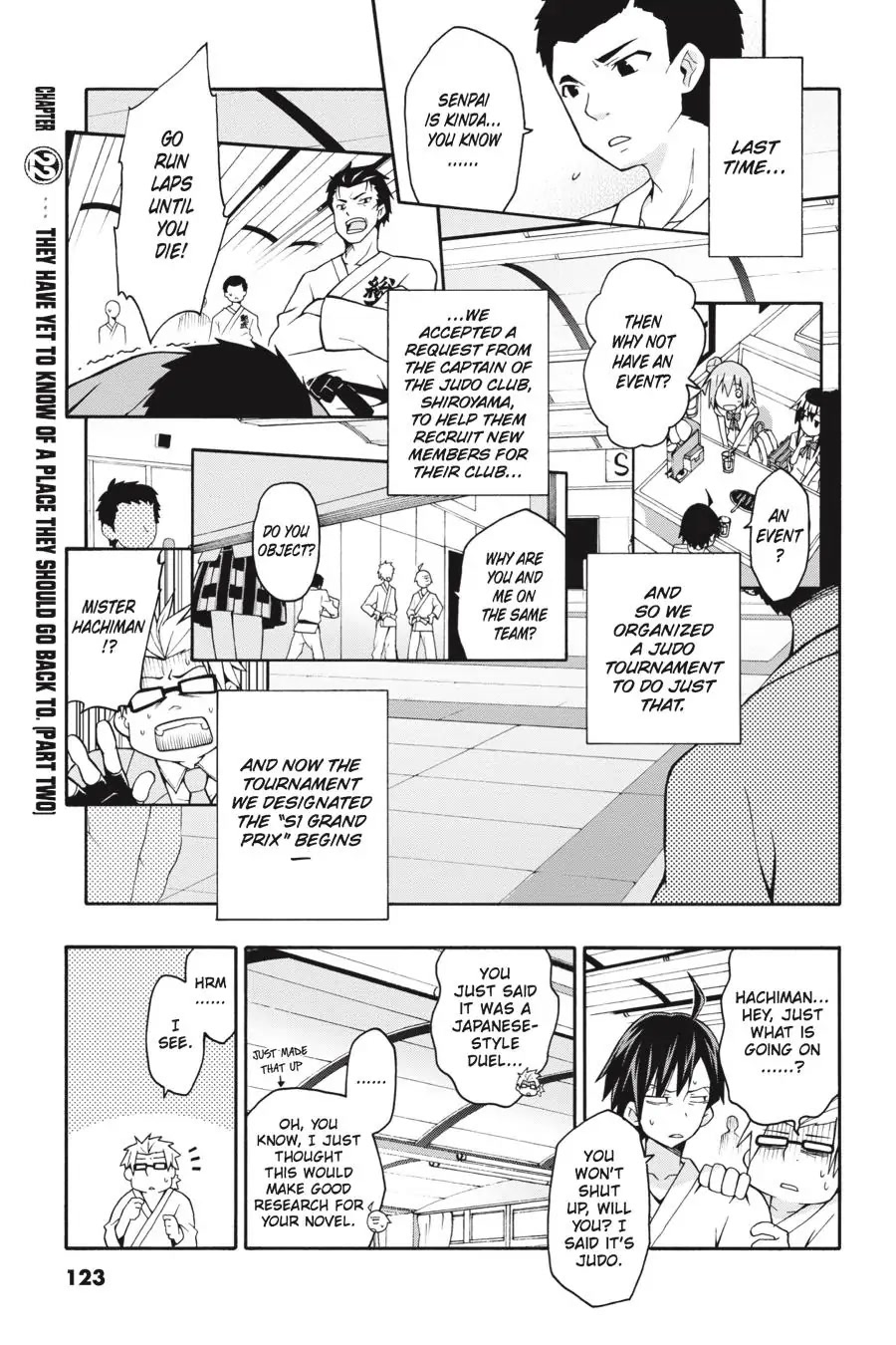 My Youth Romantic Comedy Is Wrong as I Expected @ comic Chapter 22 page 1 - Chapter 22