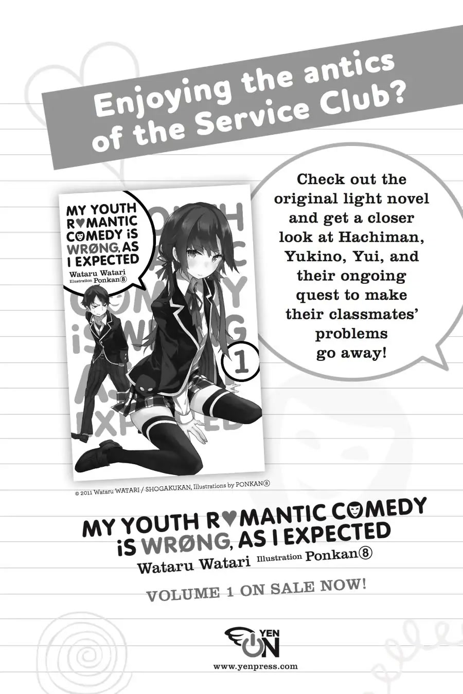My Youth Romantic Comedy Is Wrong as I Expected @ comic Chapter 23 page 34 - Chapter 23