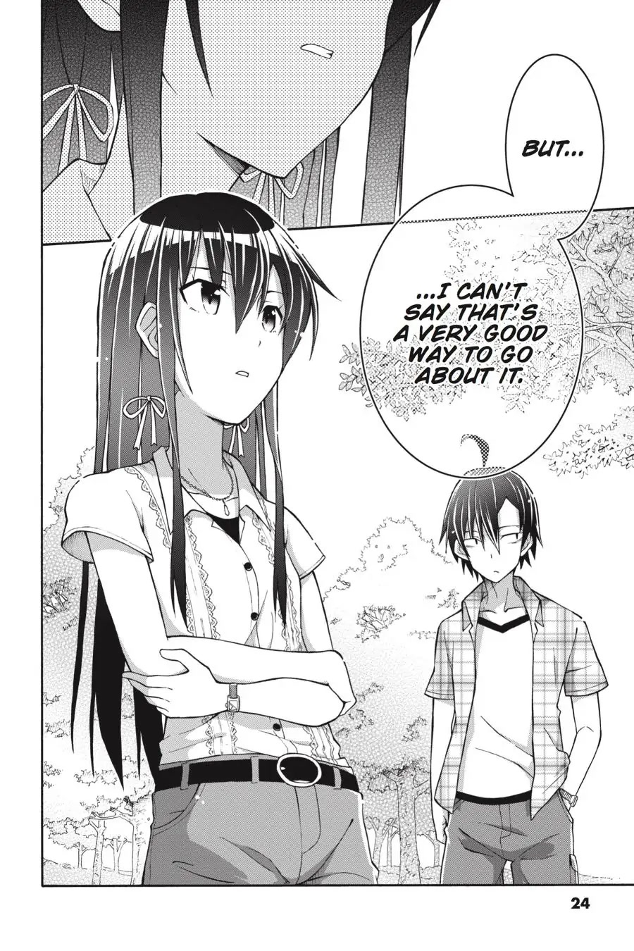My Youth Romantic Comedy Is Wrong as I Expected @ comic Chapter 24 page 25 - Chapter 24
